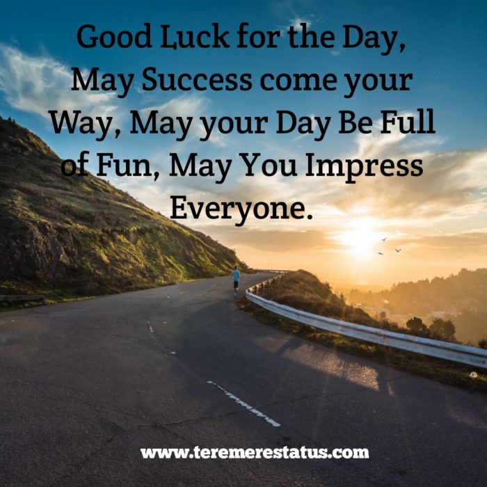 Good Luck Quotes