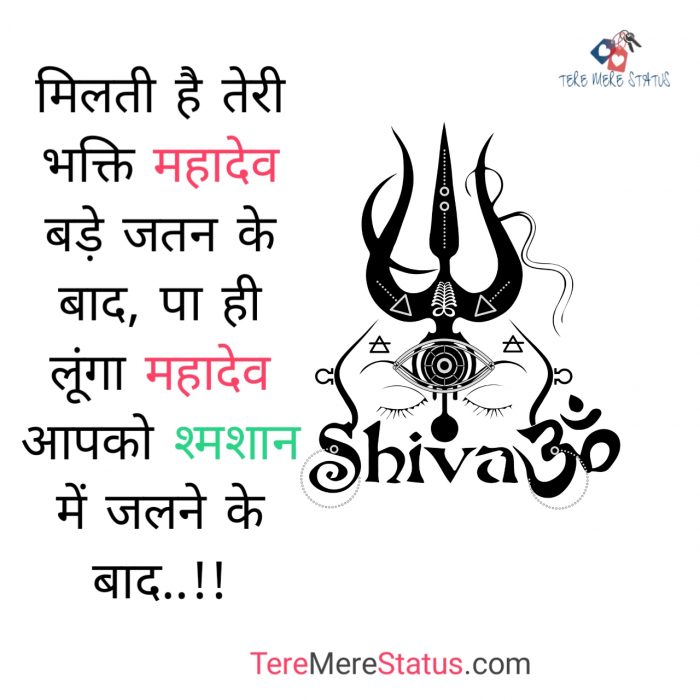 Mahadev Status, Mahakal Attitude Status in HIndi, Mahakal Status, Mahakal Status in Hindi, Top 10 Mahakal Status, महादेव स्टेटस, महाकाल स्टेटस