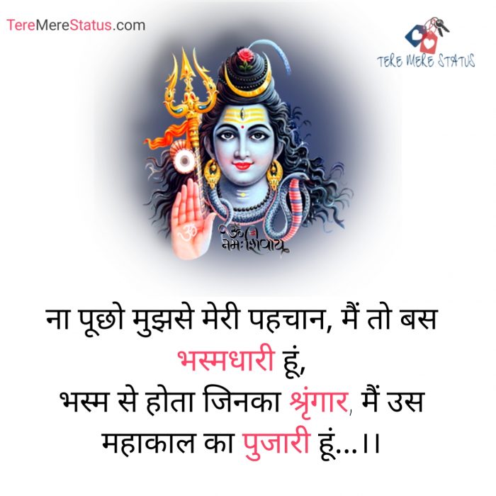 Mahadev Status, Mahakal Attitude Status in HIndi, Mahakal Status, Mahakal Status in Hindi, Top 10 Mahakal Status, महादेव स्टेटस, महाकाल स्टेटस