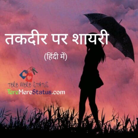 Taqdeer Shayari In Hindi, Taqdeer Shayari 2 Line, Taqdeer Status In Hindi, Taqdeer Status 2 Line,